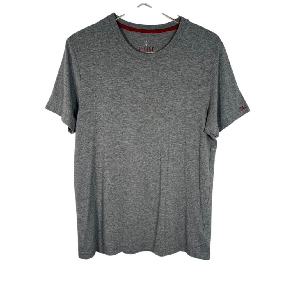 RHONE Gray Short Sleeve Tee